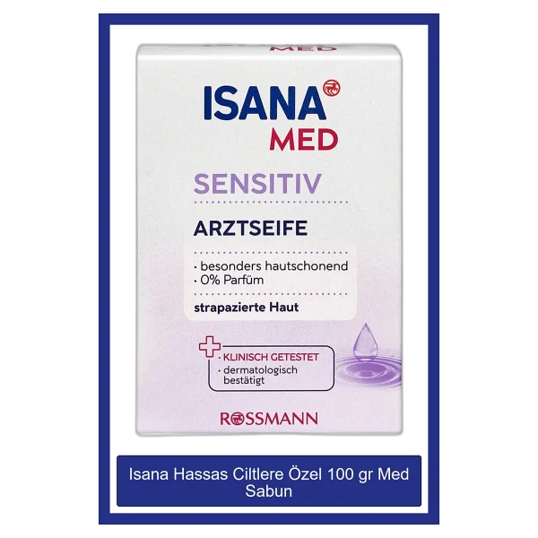 Isana Katı Sabun Hassas Ciltler İçin Parfümsüz 100 Gr Dermatolojik Olarak Onaylı - Görsel 2