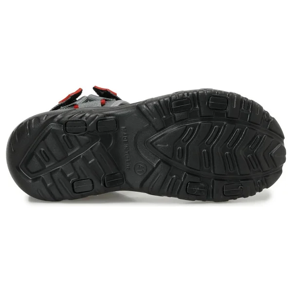 Kinetix Desmar Tx Gri Erkek Sandalet - Gri-Kırmızı - 42 - Görsel 6