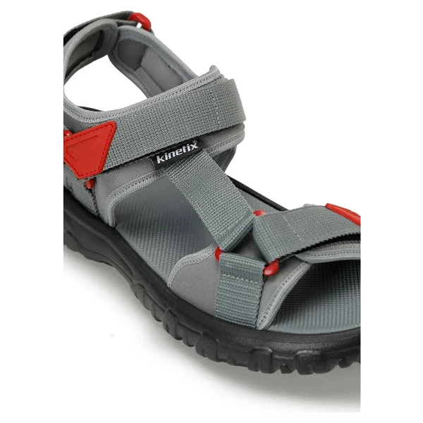 Kinetix Desmar Tx Gri Erkek Sandalet - Gri-Kırmızı - 42 - Görsel 7