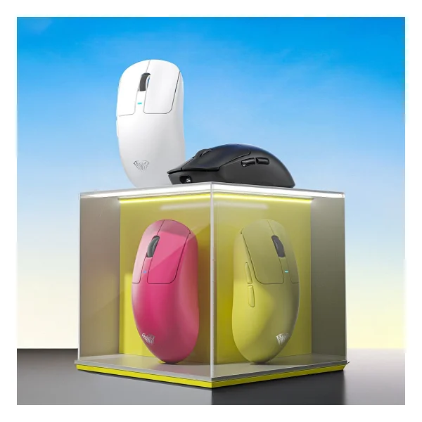 Aula Sc680 Sarı Optik Kablolu/Kablosuz Oyuncu Mouse - Görsel 7