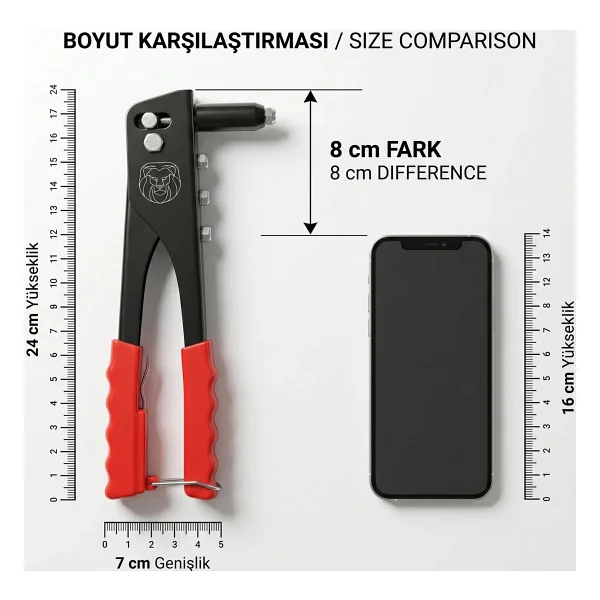 Modacar 425303 Perçin Tabancası - Görsel 2