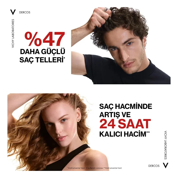 Vichy Dercos Energising Şampuan Dökülme Karşıtı Etkiyle 400 Ml Yeniden Dolum Paketi - Görsel 4