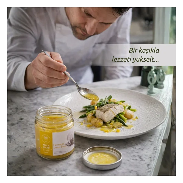 Kocamaar Çiftliği Fermente Limon Sosu 245 Gr - Görsel 3