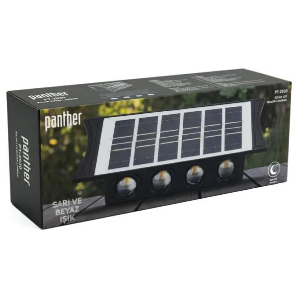 Panther Pt-2930 LED Sensörlü Solar Bahçe Aydınlatması - Görsel 9