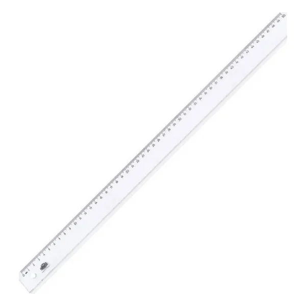 Hatas 50 Cm Geniş Plastik Şeffaf Cetvel 0170 - Görsel 2
