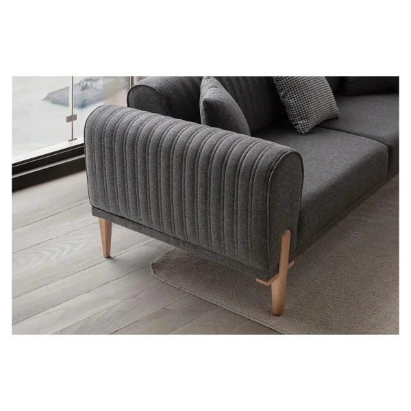 Edsy Home Galata 3+3+1+1 Koltuk Takımı Krem - Görsel 7