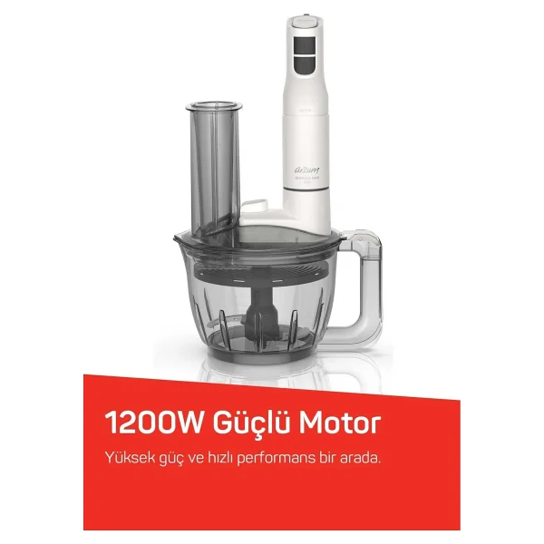 Arzum Ar1187 Soprano Max Neo Beyaz 1200 W Blender Seti - Görsel 8