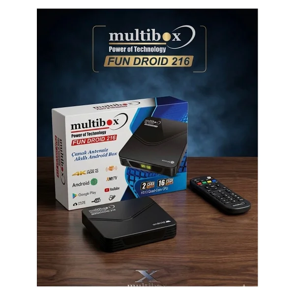 Redline Multibox Fundroid 2-16 Android TV Box Stick 13 - Görsel 2