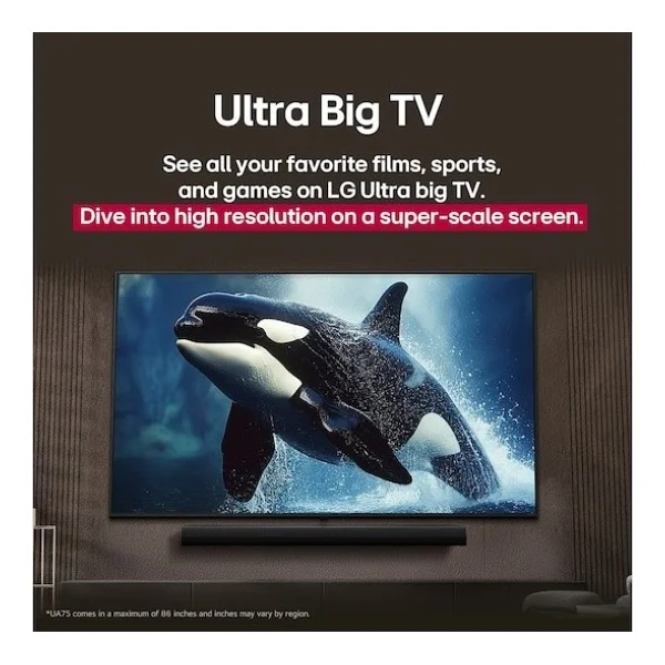 Lg 55ua85006la 4K Ultra HD 55'' 140 Ekran Uydu Alıcılı Webos Smart LED TV - Görsel 5