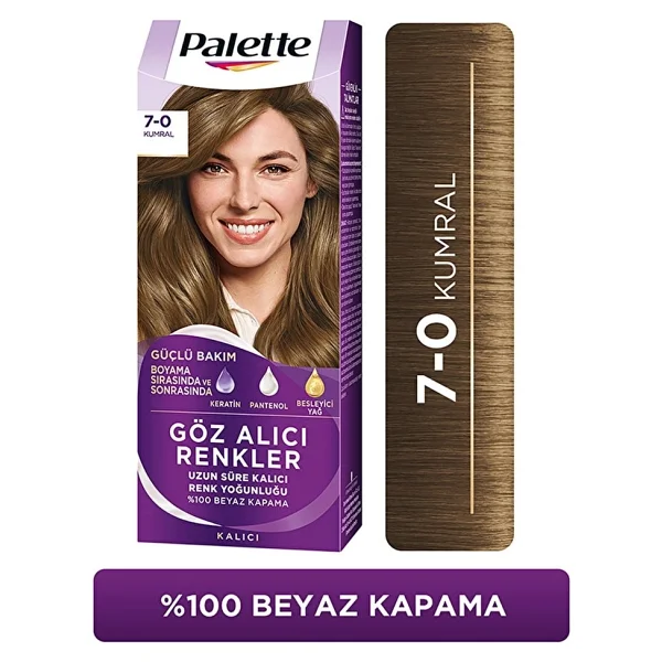 Palette Göz Alıcı Renkler 7.0 Kumral Saç Boyası - Görsel 2