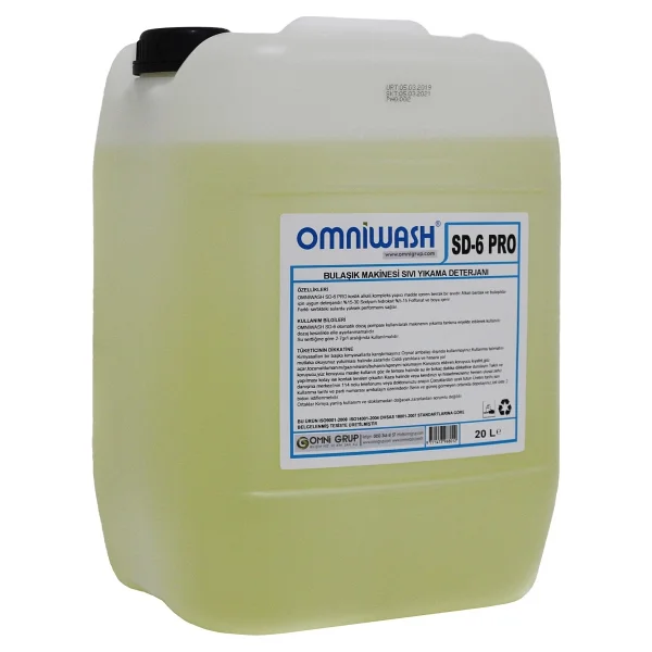 Omniwash Endüstriyel Bulaşık Makine Deterjan Parlatıcı Sd6-Sd8 - Görsel 2