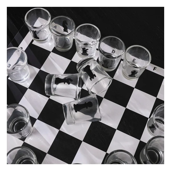 Karaca King Shot Bardaklı Satranç Seti - Görsel 5