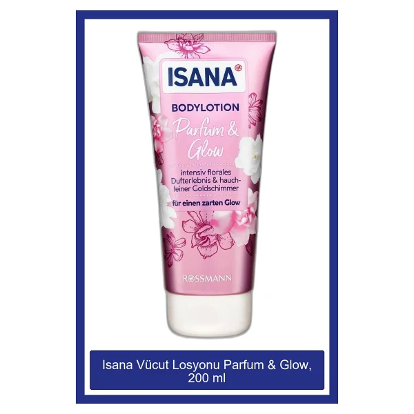 Isana Vücut Losyonu 200 Ml Shea Yağlı Yumuşatıcı Nemlendirici Çiçek Kokulu Işıltılı Vegan - Görsel 3