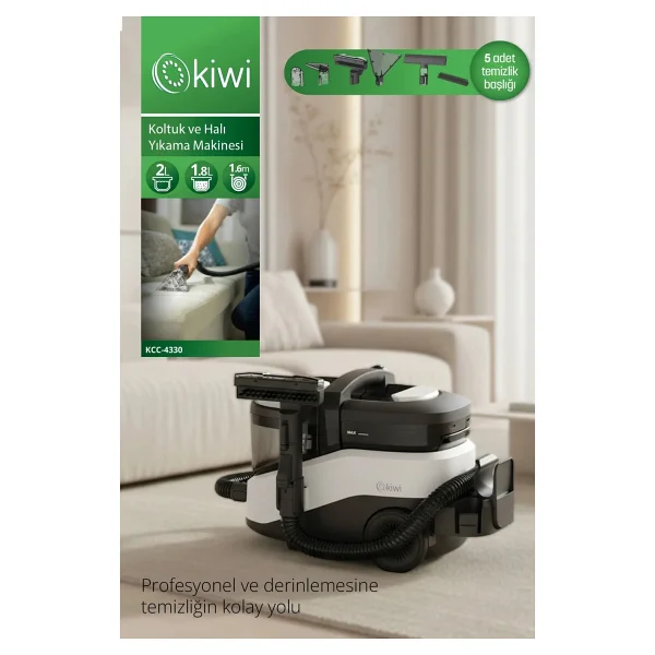Kiwi Kcc-4330 Koltuk Ve Halı Yıkama Makinesi - Görsel 10