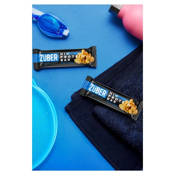 Züber Fındık Ezmeli 45 Gr 12'li Yüksek Protein Bar - Görsel 4