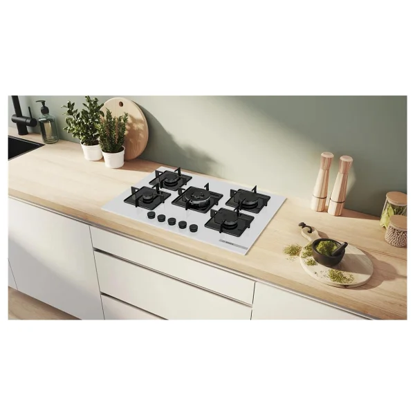 Bosch Pnq7b2p31o Wok Gözlü Beyaz Ankastre Ocak - Görsel 6