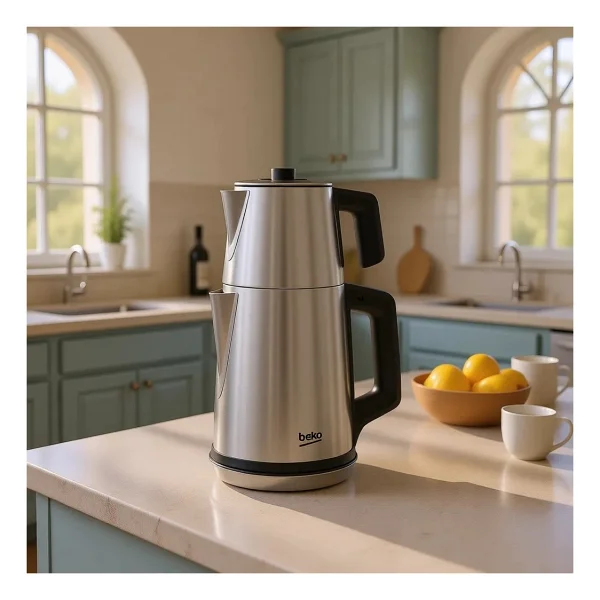 Beko Bkk 2220 In 1650 W Çelik Demlikli Çay Makinesi - Görsel 5