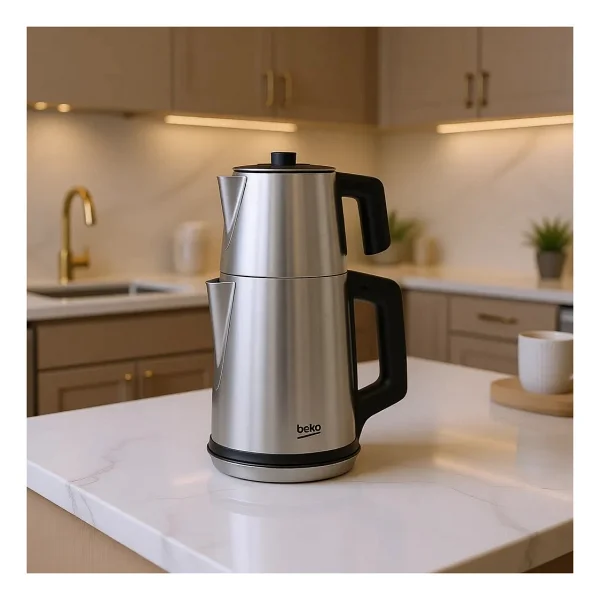 Beko Bkk 2220 In 1650 W Çelik Demlikli Çay Makinesi - Görsel 6