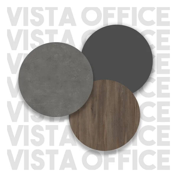 Yurudesign Vista A Ofis Masası 180cmx90cm Kahve-Beton-Antrasit Vs1-Cga - Görsel 3
