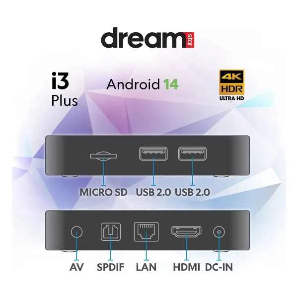 Dreamstar İ3 Plus 16 GB 6k Android TV Box - Görsel 2