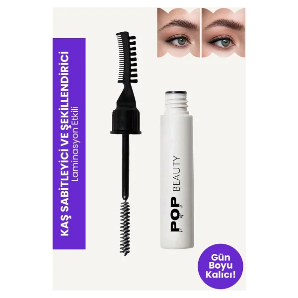Pop Beauty Kaş Sabitleyici Ve Şekillendirici Stick Wax 75 Gr Turuncu Renkli Etkili Formül - Görsel 2