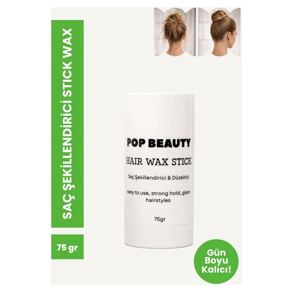 Pop Beauty Kaş Sabitleyici Ve Şekillendirici Stick Wax 75 Gr Turuncu Renkli Etkili Formül - Görsel 3