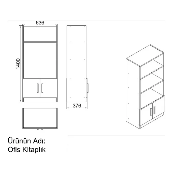 Yurudesign Vario Abcdf Ofis Büro Masa Takımı - Görsel 6