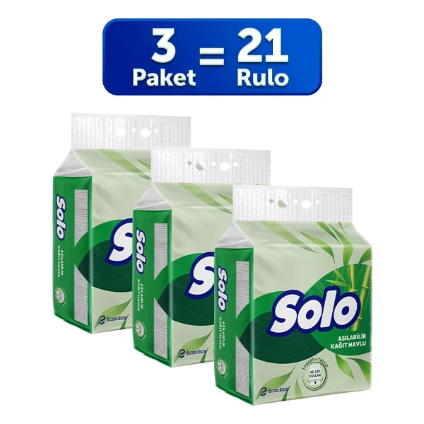 Solo 1=7 3'lü Asılabilir Kağıt Havlu - Görsel 8