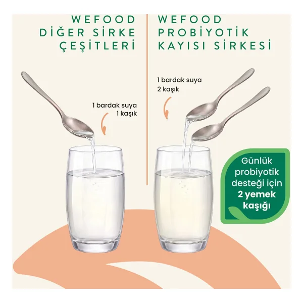 Wefood Probiyotik Kayısı Sirkesi 250 Ml - Görsel 3