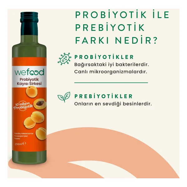 Wefood Probiyotik Kayısı Sirkesi 250 Ml - Görsel 5