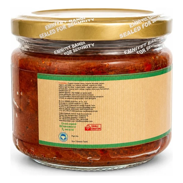 Raya Organik Kahvaltılık Sos 290 Gr - Görsel 2