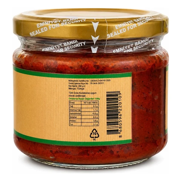 Raya Organik Kahvaltılık Sos 290 Gr - Görsel 3