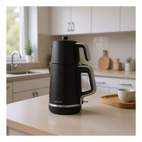 Aryıldız Tea Style 2000 W Siyah Çay Makinesi - Görsel 4