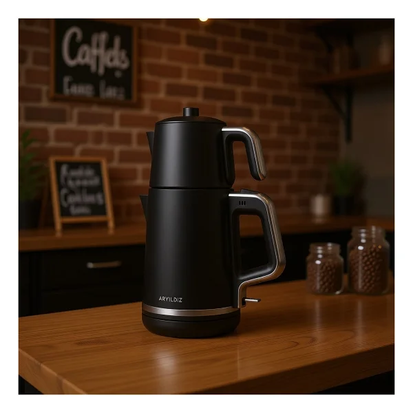 Aryıldız Tea Style 2000 W Siyah Çay Makinesi - Görsel 5