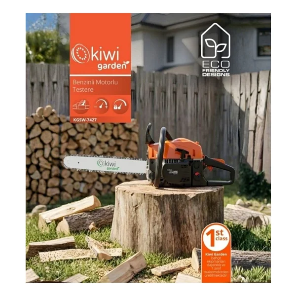 Kiwi Garden Kgsw-7427 2.2 Kw Benzinli Motorlu Testere - Görsel 6