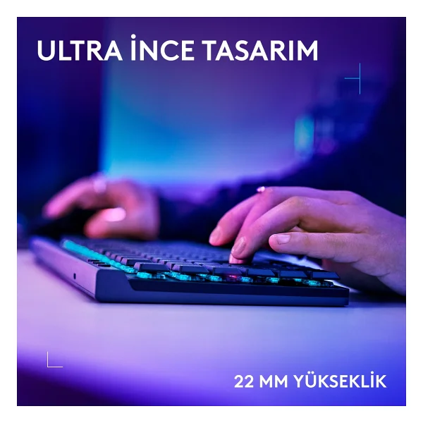 Logitech G515 Lightspeed Tkl RGB Tactile Switch Kablolu/Kablosuz Mekanik Oyuncu Klavyesi - Görsel 3