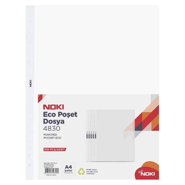 Noki Poşet Dosya Eco 100'lü Paket - Görsel 2