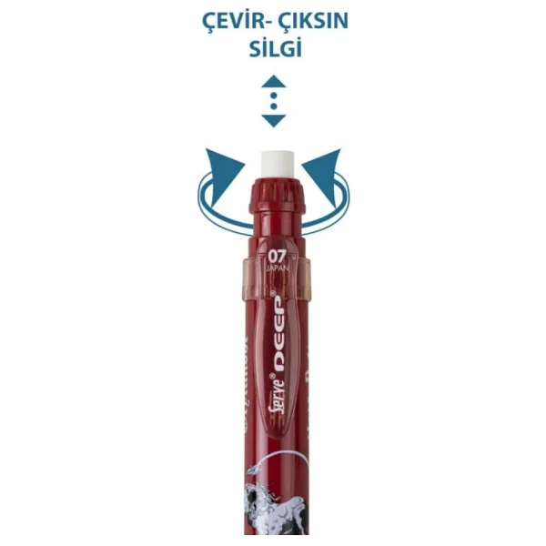 Serve Deep Harry Potter Gryffindor 0.7 Mm Versatil Uçlu Kalem - Görsel 10