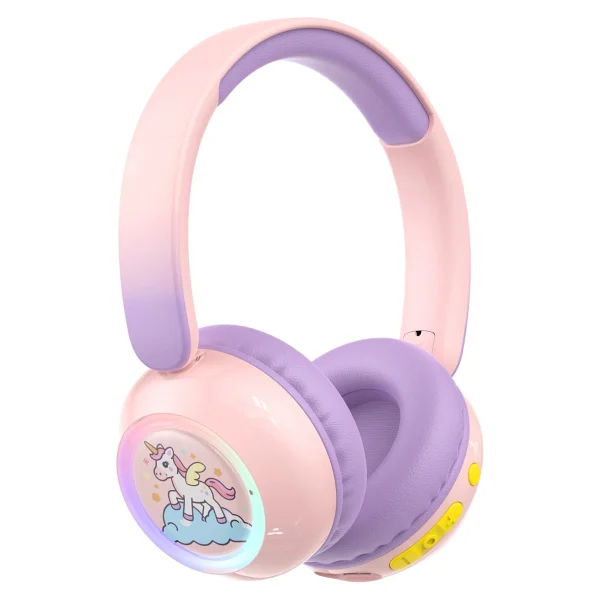 Havit H666BT Pembe Kulak Üstü Çocuk Bluetooth Kulaklık - Görsel 7