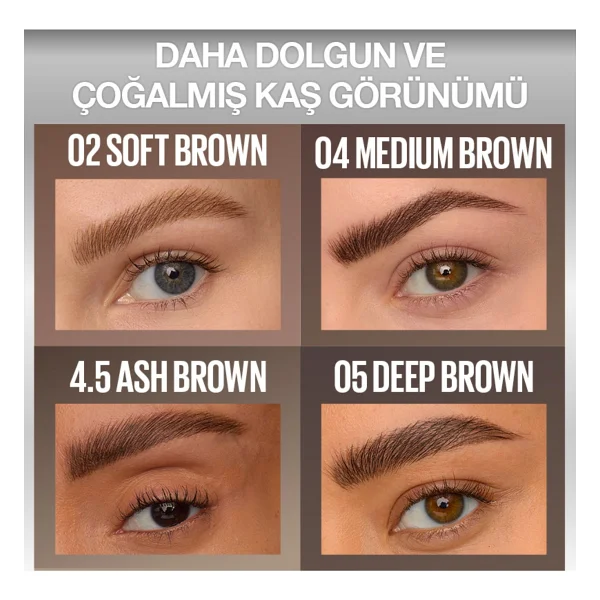 Maybelline New York Brow Insert Çift Uçlu Soft Brown Kaş Kalemi - Görsel 4
