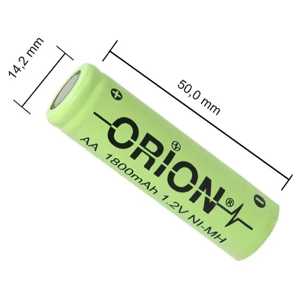 Orion 1.2 V 1800 mAh Şarjlı Aa Kalem Pil - Görsel 4