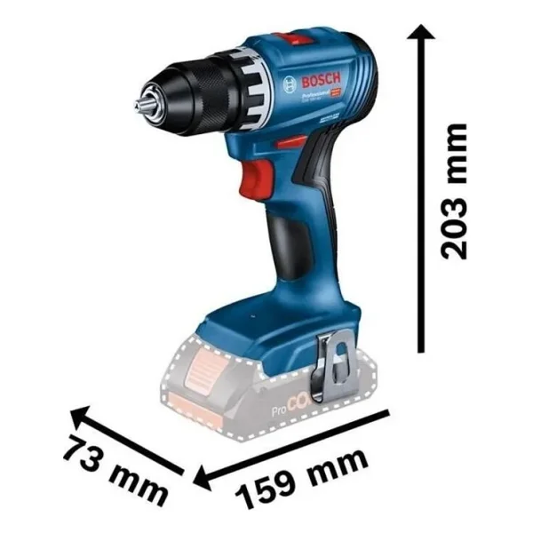 Bosch Gsr+Gws+Gbh+3x4.0ah+Gal 18v-40 Karma Set - Görsel 4