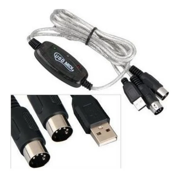 Alfais 4590 USB Midi Org Kablosu Çevirici Dönüştürücü Adaptör - Görsel 5