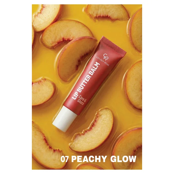 Golden Rose Butter Care & Gloss 07 Peachy Glow Renkli Dudak Balmı - Görsel 3