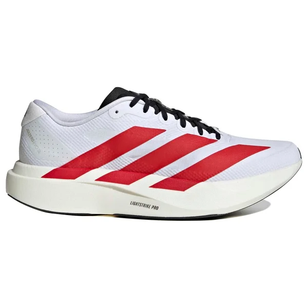 Adidas Adizero Evo Sl Woven Kk3675 Beyaz-Kırmızı Erkek Koşu Ayakkabısı - Görsel 7