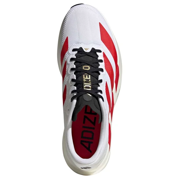 Adidas Adizero Evo Sl Woven Kk3675 Beyaz-Kırmızı Erkek Koşu Ayakkabısı - Görsel 4