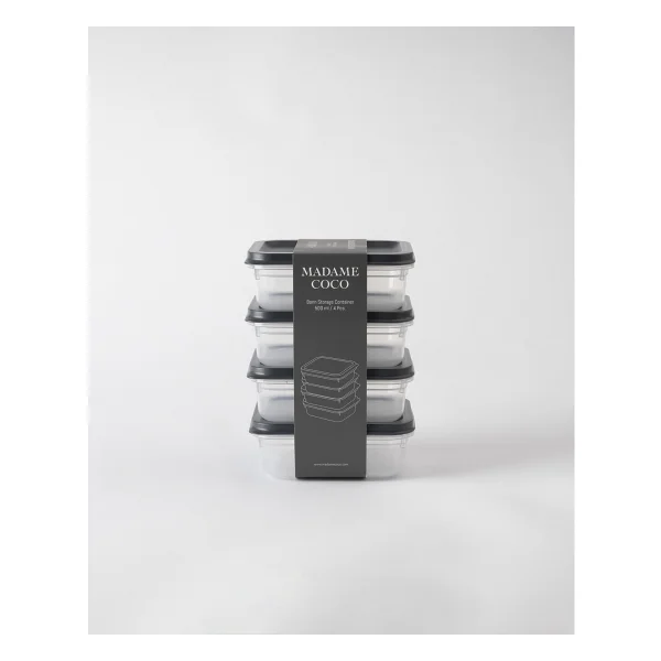 Madame Coco Bonn 2'li Saklama Kabı - Soft Gri - 2x1200 Ml - Görsel 8