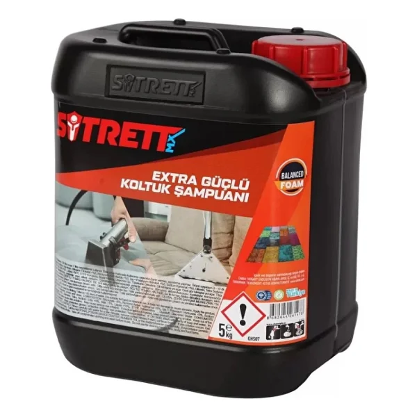 Sitrett Mx Koltuk Şampuanı Endüstriyel Plus - 5 Kg - Görsel 3