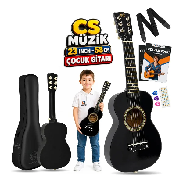 Fourtune Loki T-80sb 6 Telli Sunburst Çocuk Gitarı Gerçek Ağaç - Görsel 7