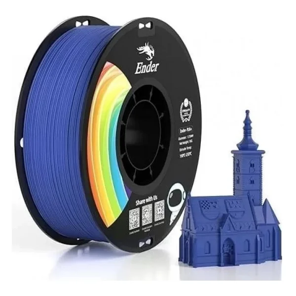 Creality Ender PLA Plus 1.75 MM 1 kg Mavi Filament - Görsel 10